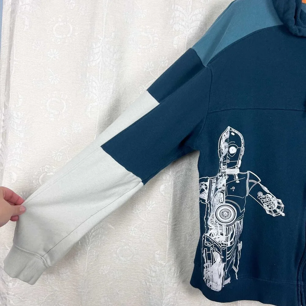Disney Star Wars Droid Depot C-3PO Hoodie Industrial Automation full-zip jacket